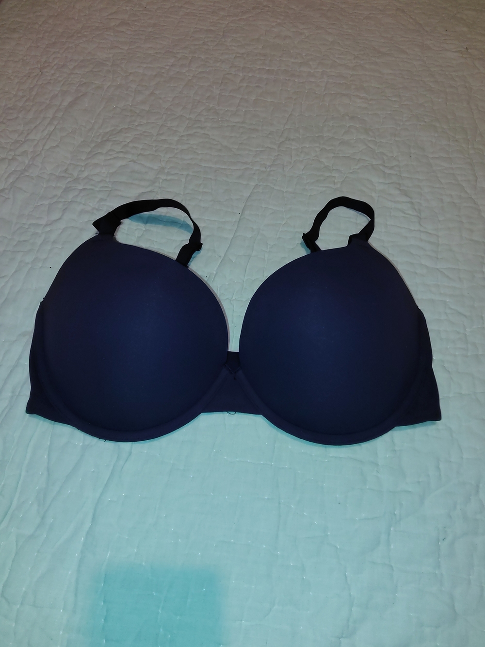 SKIMS Navy T-Shirt Bra with Underwire Support